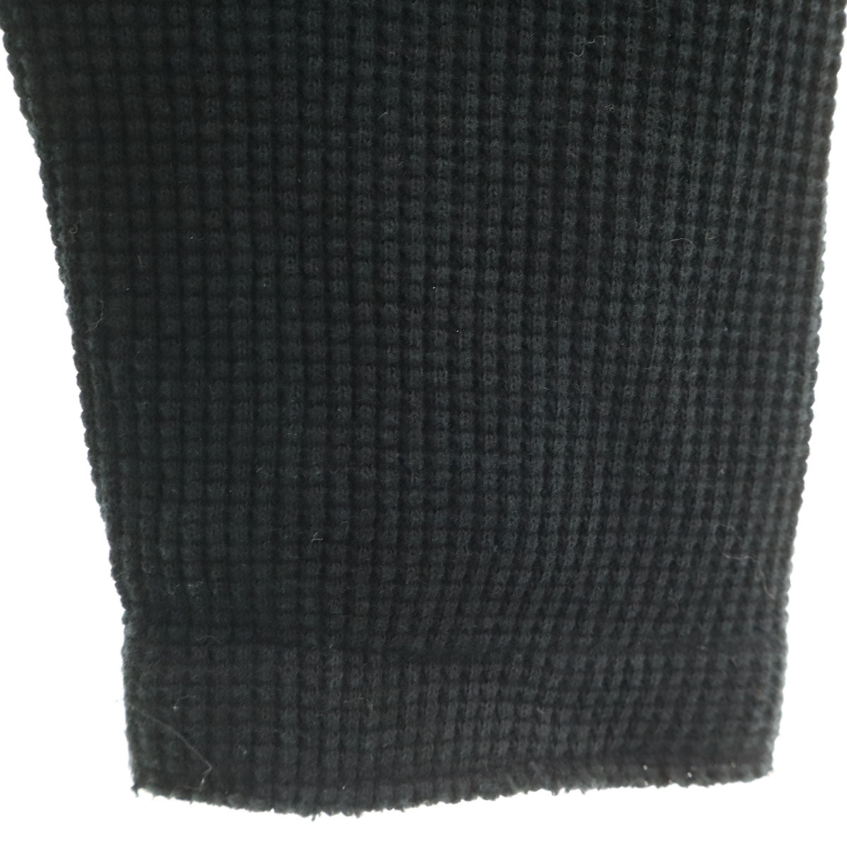 VADEL バデル 日本製 長袖 ジップアップ フーディー ニット 48 ブラック メンズ