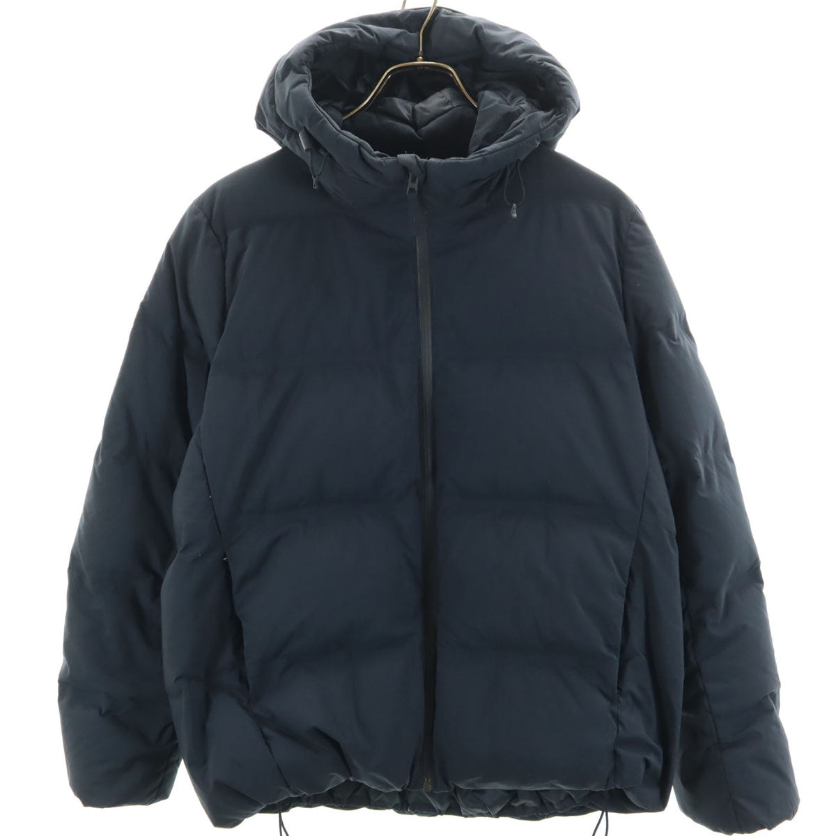 UNIQLO ユニクロ シームレス ダウンパーカー L ネイビー レディース