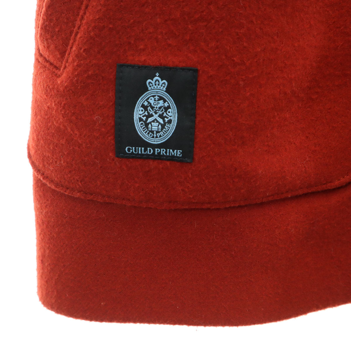 GUILD PRIME ギルドプライム フーデッド コート M レッドブラウン系 メンズ