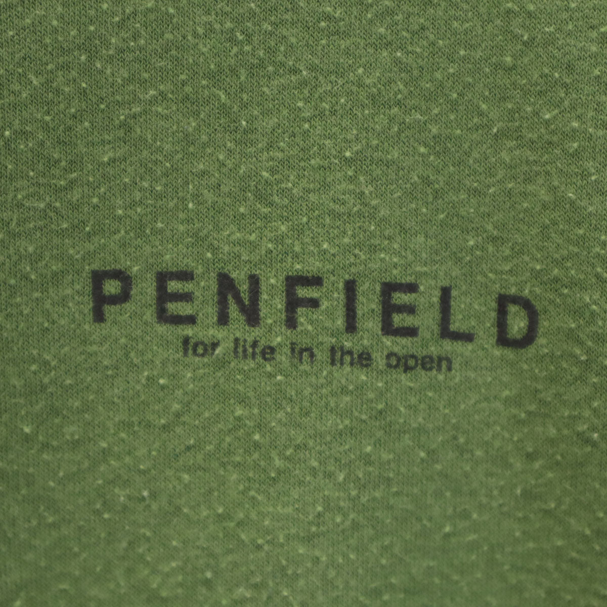 PEN FIELD ペンフィールド バックプリント 長袖 スウェット トレーナー M グリーン 裏起毛 メンズ
