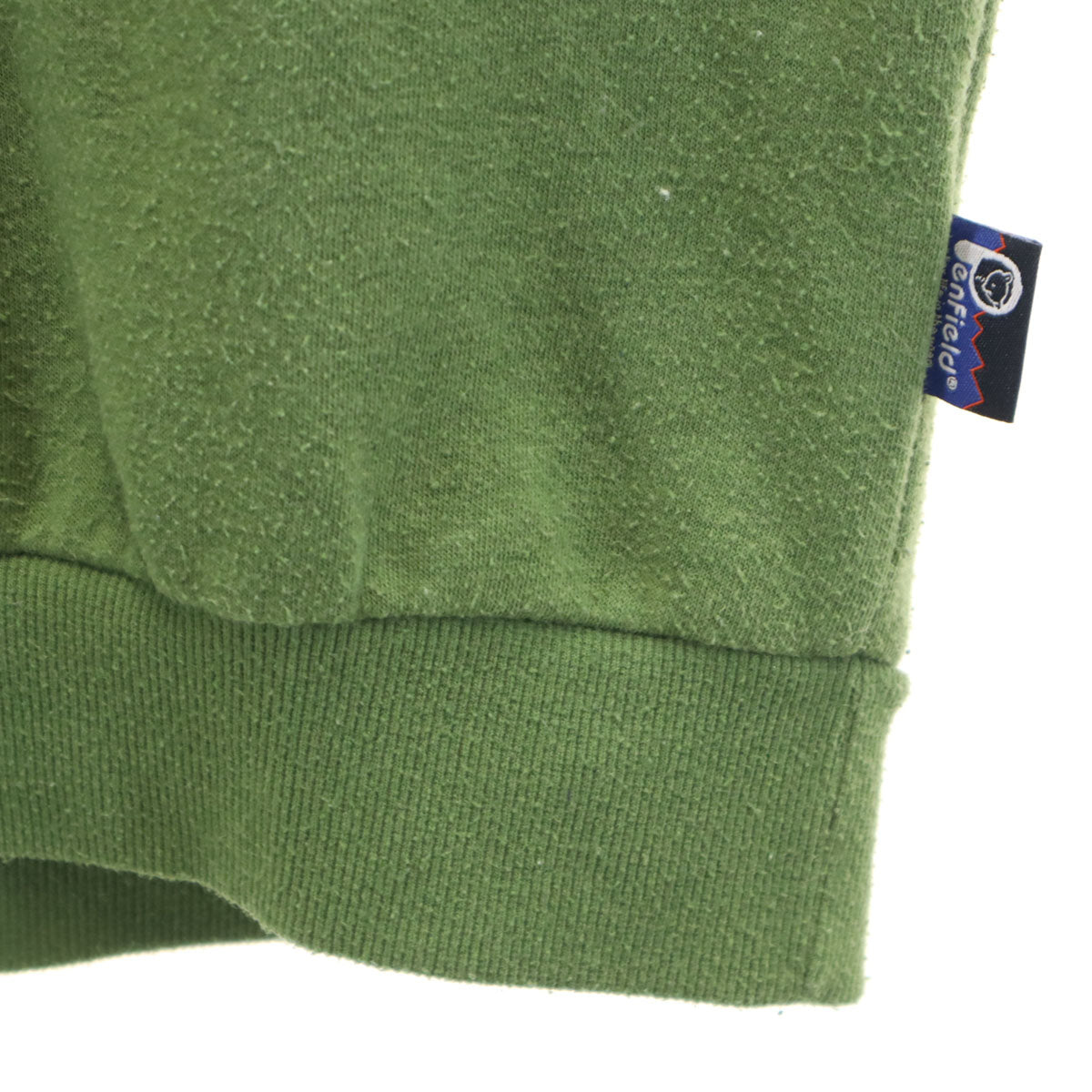 PEN FIELD ペンフィールド バックプリント 長袖 スウェット トレーナー M グリーン 裏起毛 メンズ