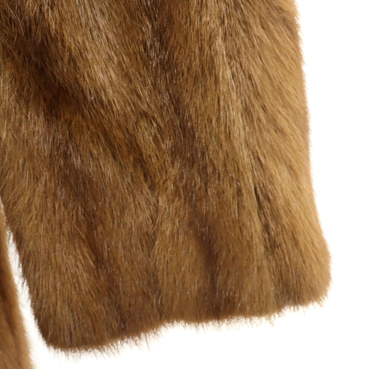 毛皮コート 9 ブラウン レディース