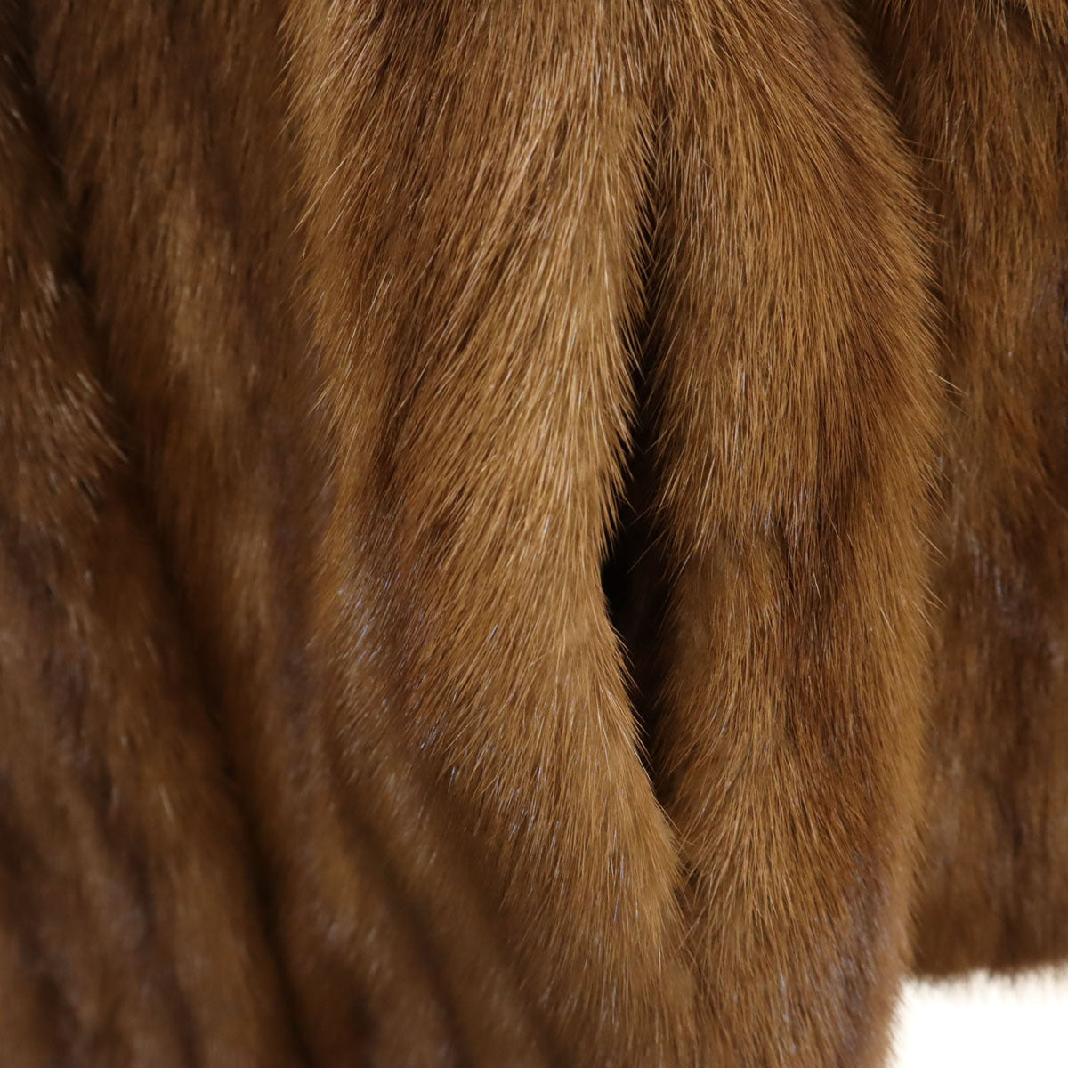 毛皮コート 9 ブラウン レディース