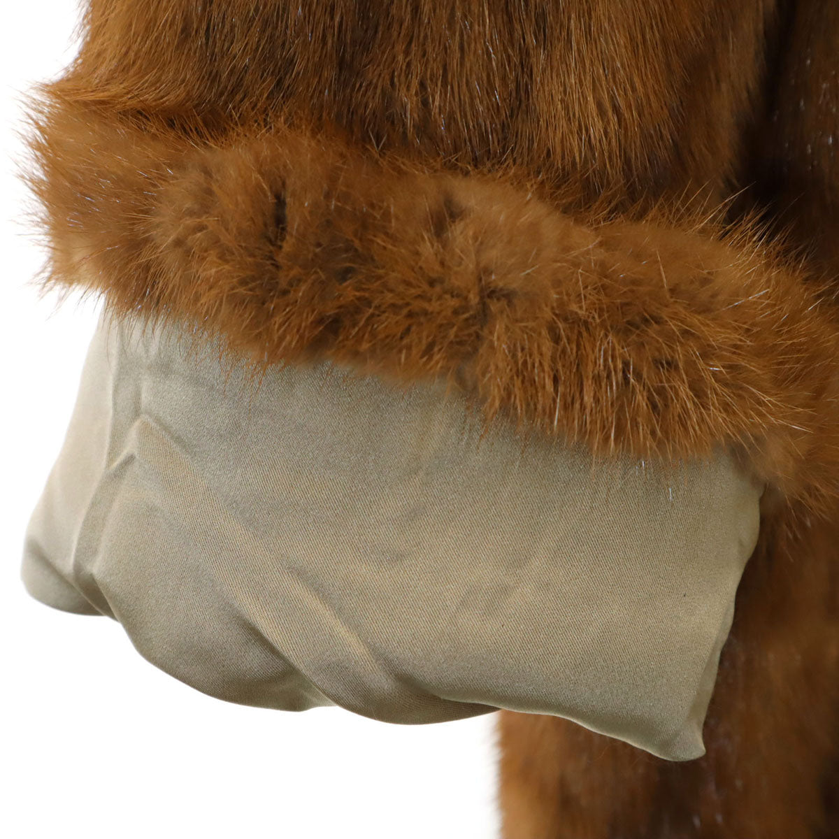 毛皮コート 9 ブラウン レディース