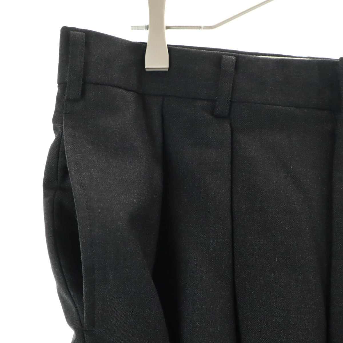 BURBERRY LONDON バーバリーロンドン 日本製 ウールブレンド パンツスーツ 上下 セットアップ AB5 チャコールグレー 三陽商会 メンズ