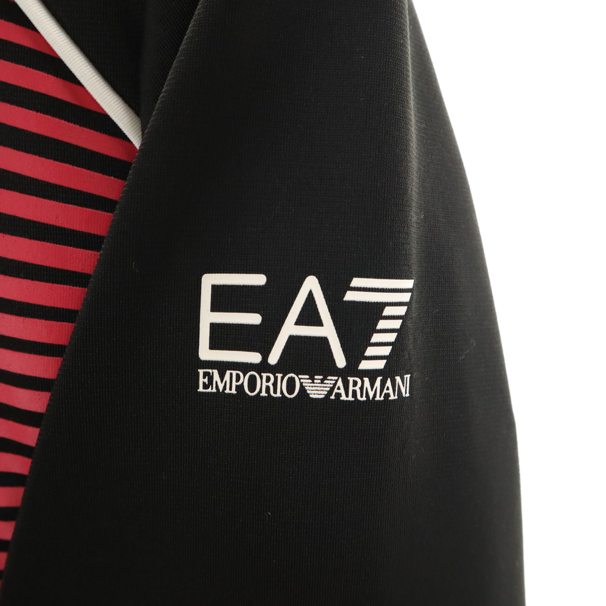 Emporio Armani エンポリオアルマーニ EA7 トレーニングジャージ 上下 セットアップ S ブラック系 メンズ