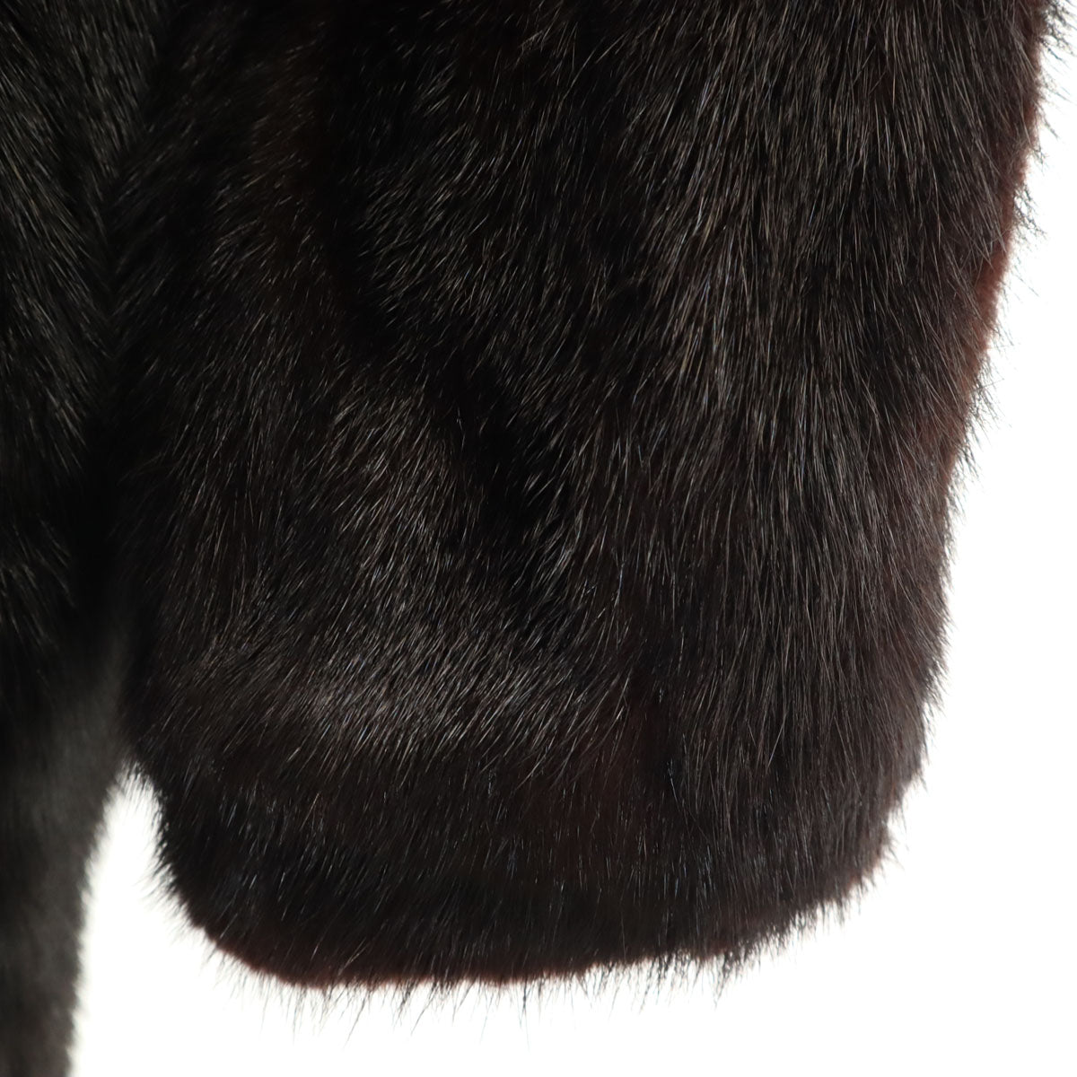 毛皮コート ダークブラウン メンズ