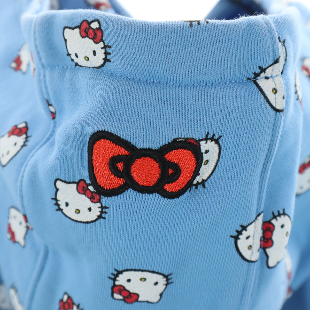 NIKE ナイキ Hello Kitty ハローキティ コラボ 長袖 スウェットパーカー M 水色 裏起毛 メンズ