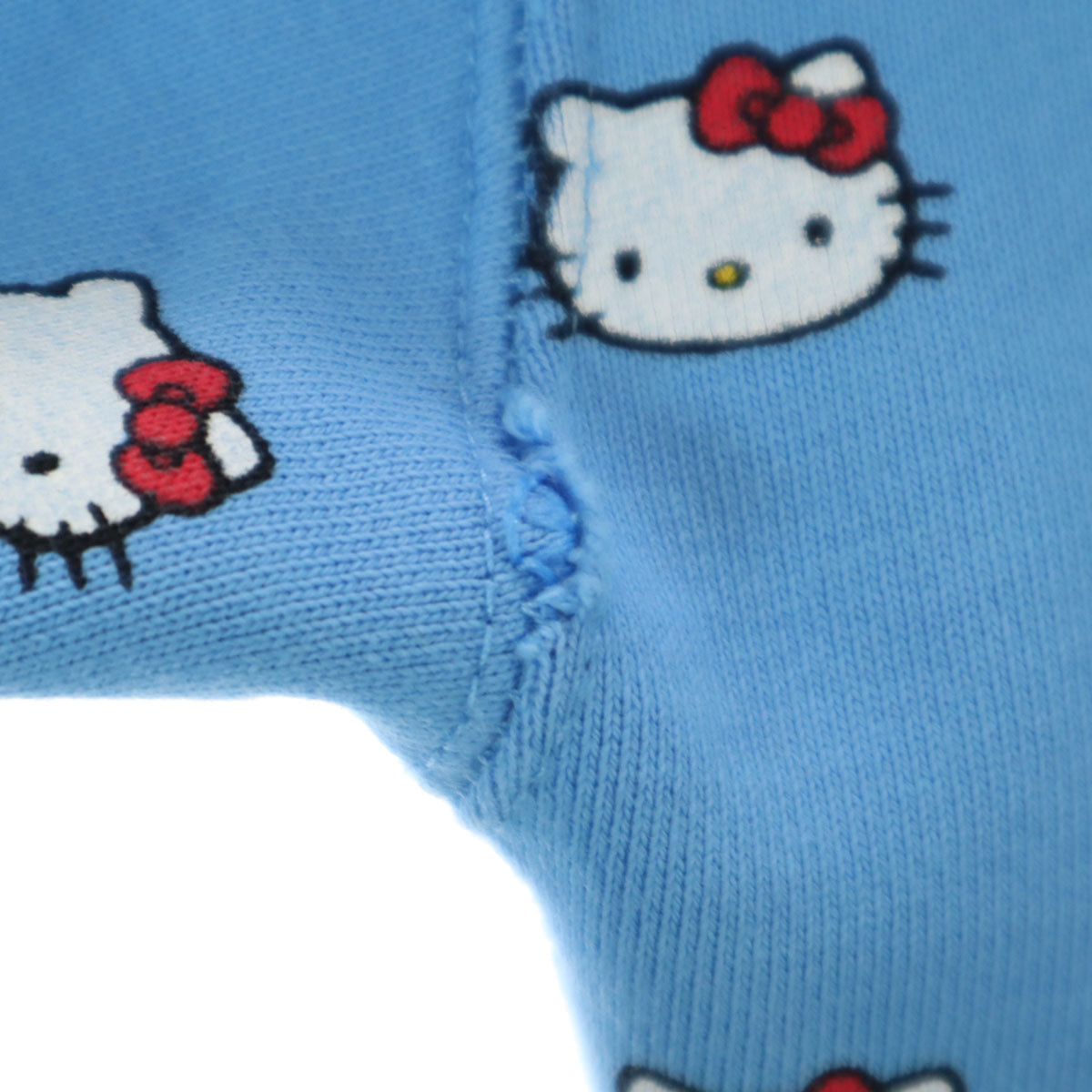 NIKE ナイキ Hello Kitty ハローキティ コラボ 長袖 スウェットパーカー M 水色 裏起毛 メンズ