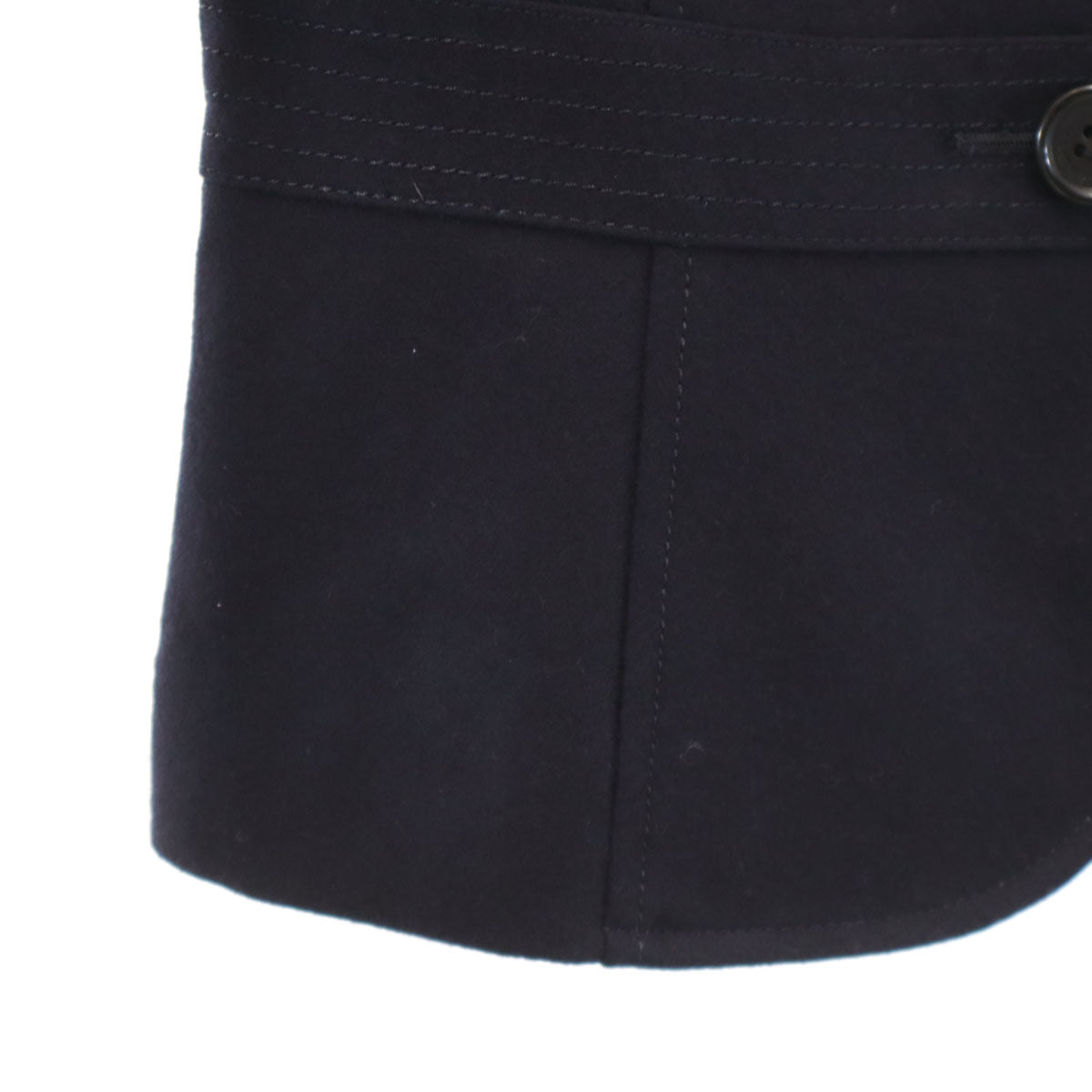 未使用 BURBERRY LONDON バーバリーロンドン 日本製 ウールジャケット 36 ネイビー 三陽商会 レディース