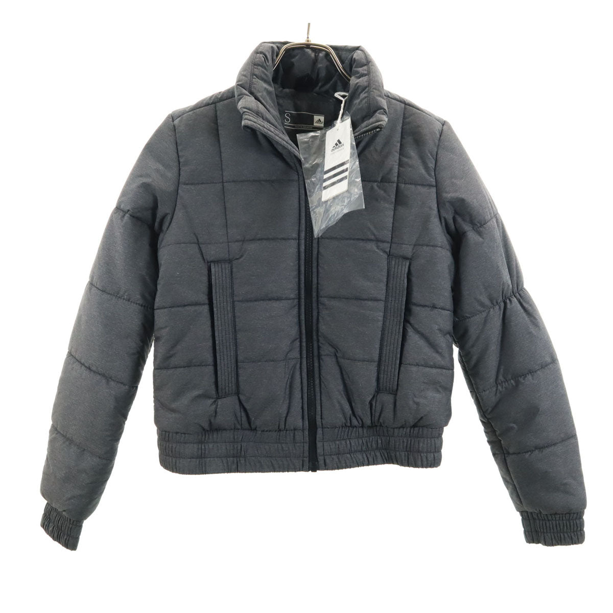 未使用 adidas アディダス 中綿ジャケット S チャコールグレー レディース