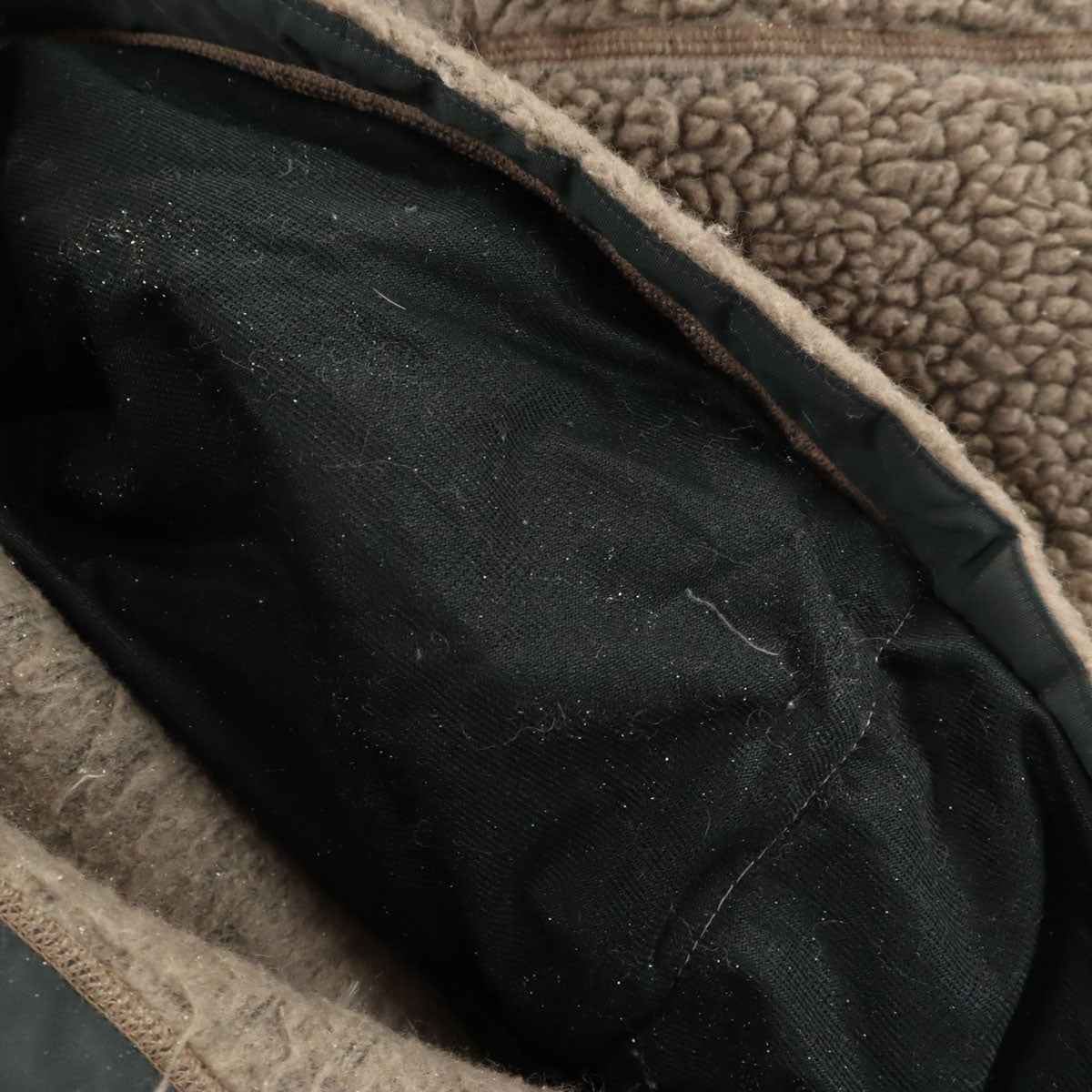 THE NORTH FACE ノースフェイス ROCK SOLID 日本製 ハーフジップ ボアジャケット L ブラウン RA-3005 アウトドア プルオーバー メンズ