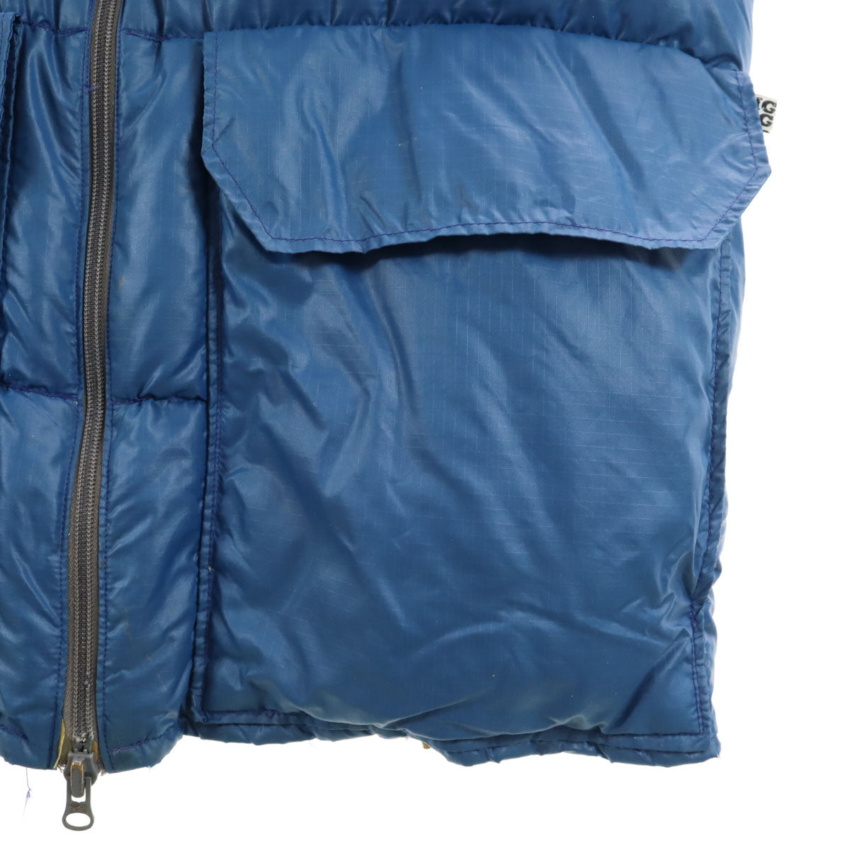HIGH&LIGHT 80s ヴィンテージ ダウンベスト S ブルー メンズ