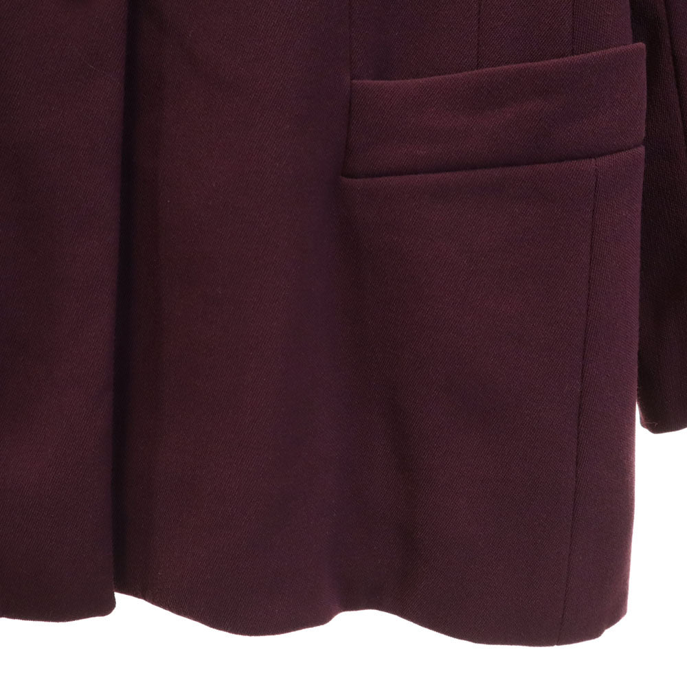 CELINE セリーヌ フランス製 3ピース ジャケット 上下 セットアップ 38 ボルドー レディース