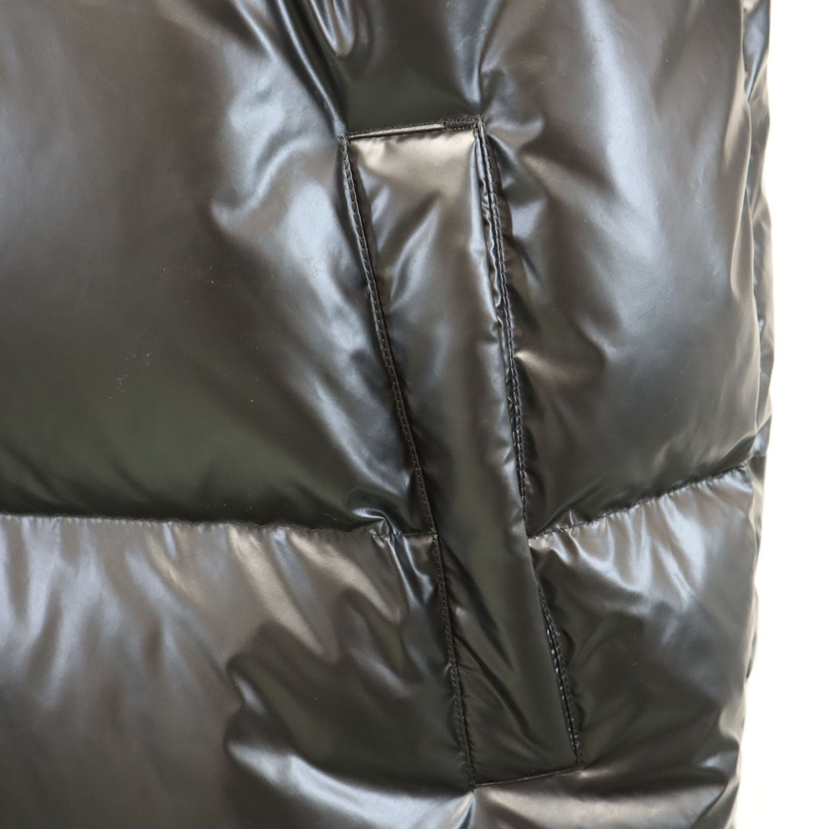 GAP ギャップ オーバーサイズ ダウンジャケット L シルバー メタリック メンズ