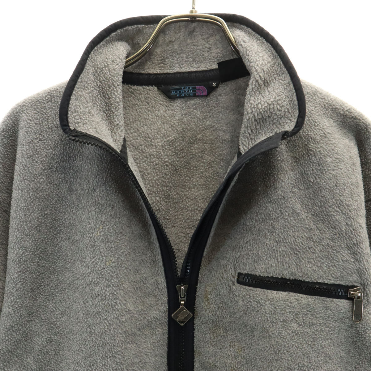 THE NORTH FACE ノースフェイス 90s オールド フリースジャケット S グレー ARMADILLA NA-3284 アウトドア メンズ