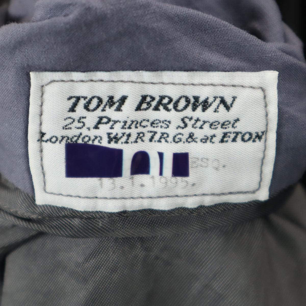 THOM BROWNE トムブラウン 90s オールド ヘリンボーン柄 テーラードジャケット グレー メンズ