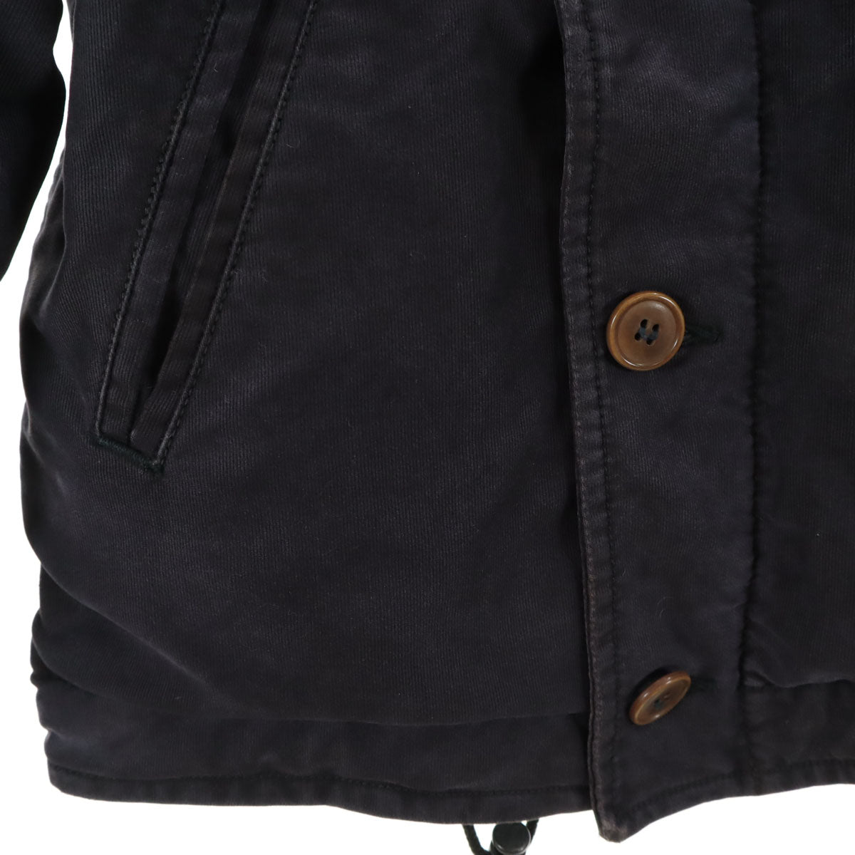 BLUE BLUE ブルーブルー 日本製 N-1 デッキ ジャケット 1 ネイビー メンズ