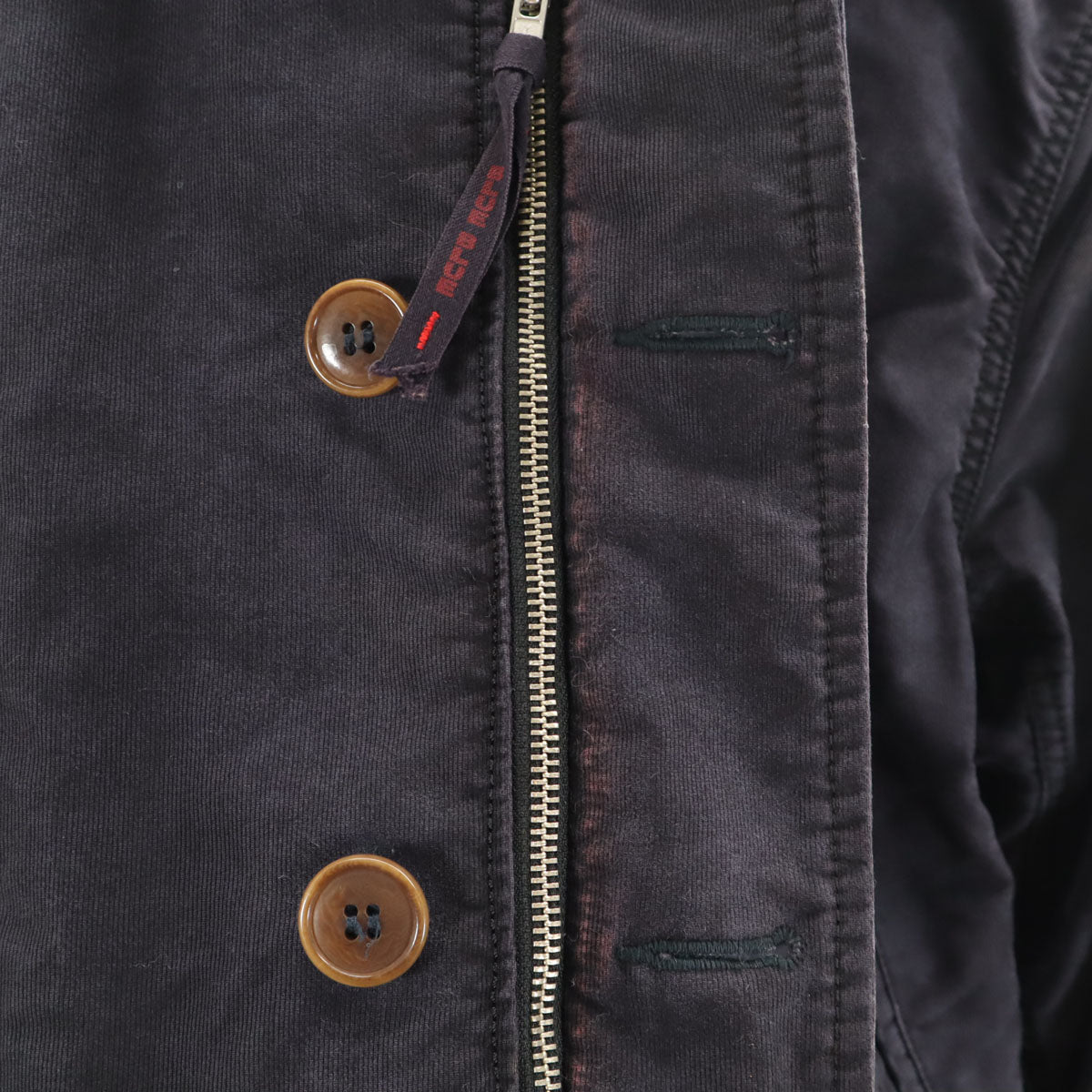 BLUE BLUE ブルーブルー 日本製 N-1 デッキ ジャケット 1 ネイビー メンズ