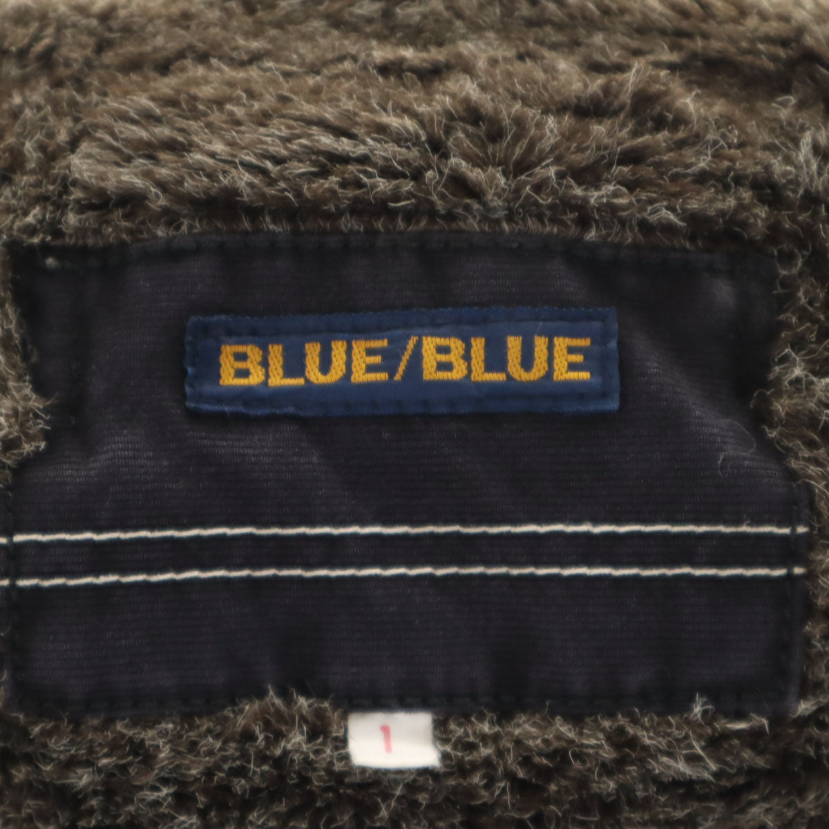 BLUE BLUE ブルーブルー 日本製 N-1 デッキ ジャケット 1 ネイビー メンズ