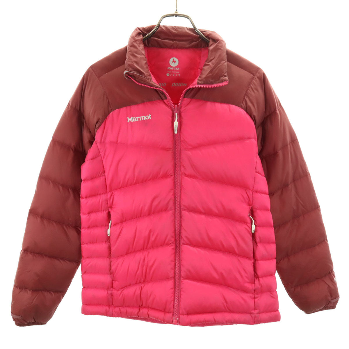 MARMOT マーモット ダウンジャケット L ピンク系 アウトドア レディース