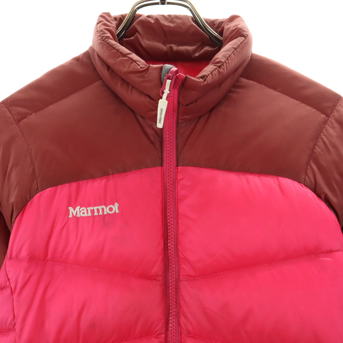 MARMOT マーモット ダウンジャケット L ピンク系 アウトドア レディース
