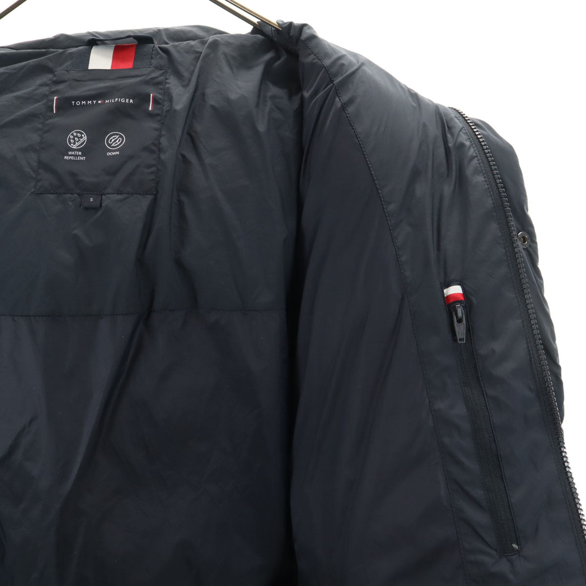 TOMMY HILFIGER トミーヒルフィガー ダウンジャケット S ネイビー メンズ
