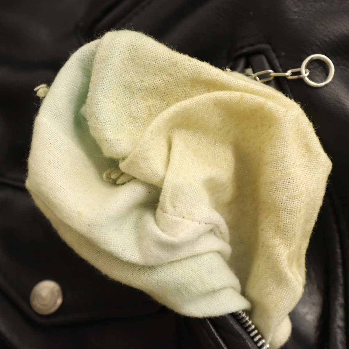 schott ショット 80s 618 ヴィンテージ USA製 IDEALジップ ダブルライダースジャケット 36 ブラック メンズ