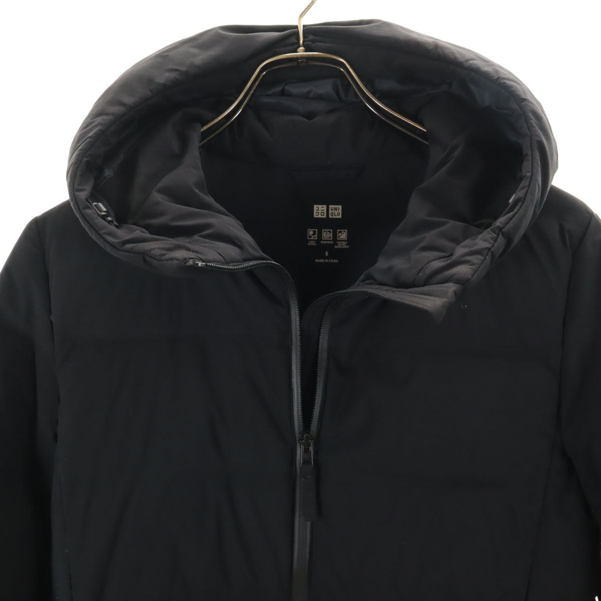 UNIQLO ユニクロ シームレス ダウンコート S ブラック レディース