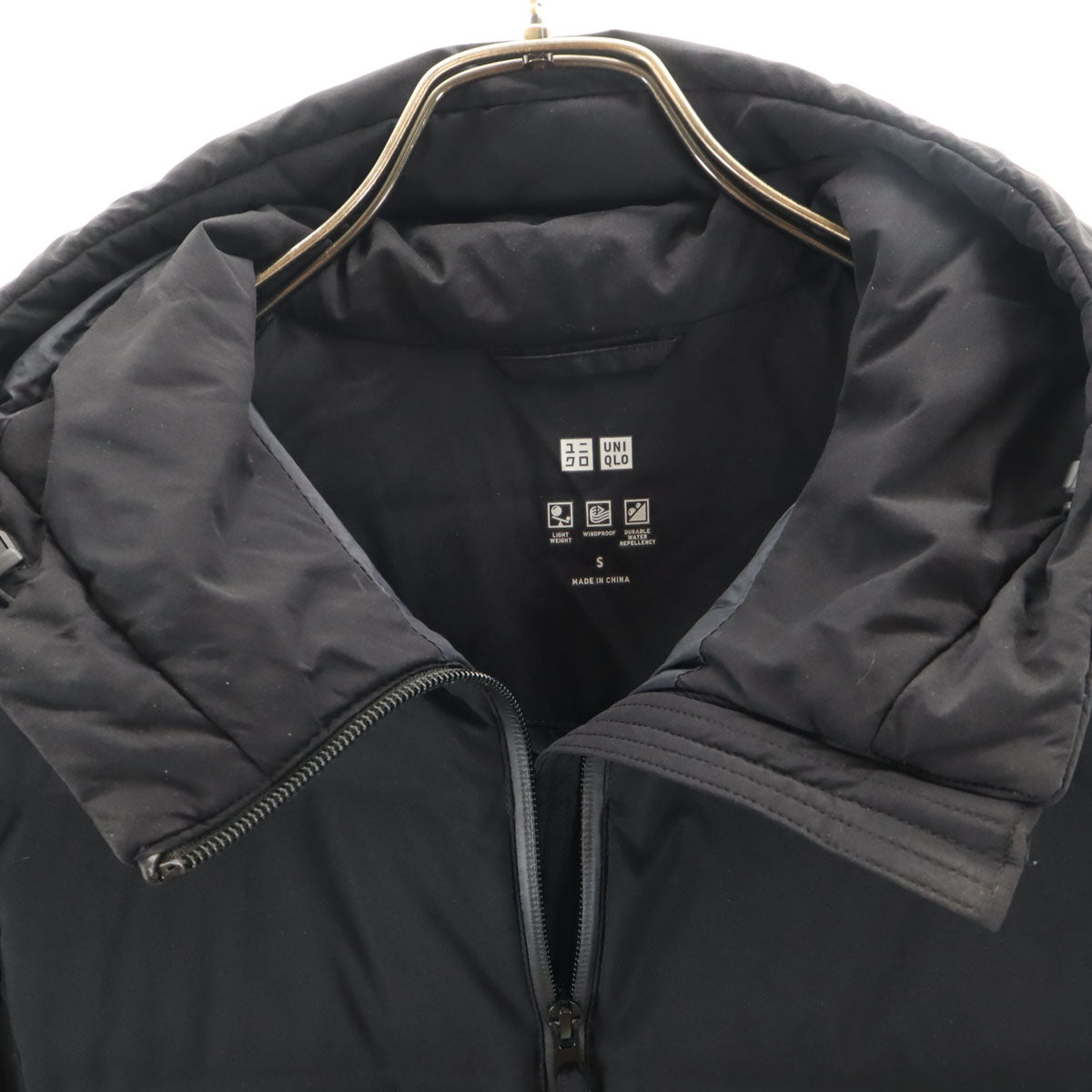 UNIQLO ユニクロ シームレス ダウンコート S ブラック レディース