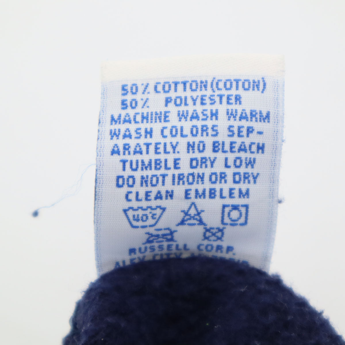 RUSSELL ATHLETIC ラッセルアスレチック 90s USA製 オールド カレッジ UCLA 長袖 スウェット トレーナー M ネイビー 裏起毛 メンズ