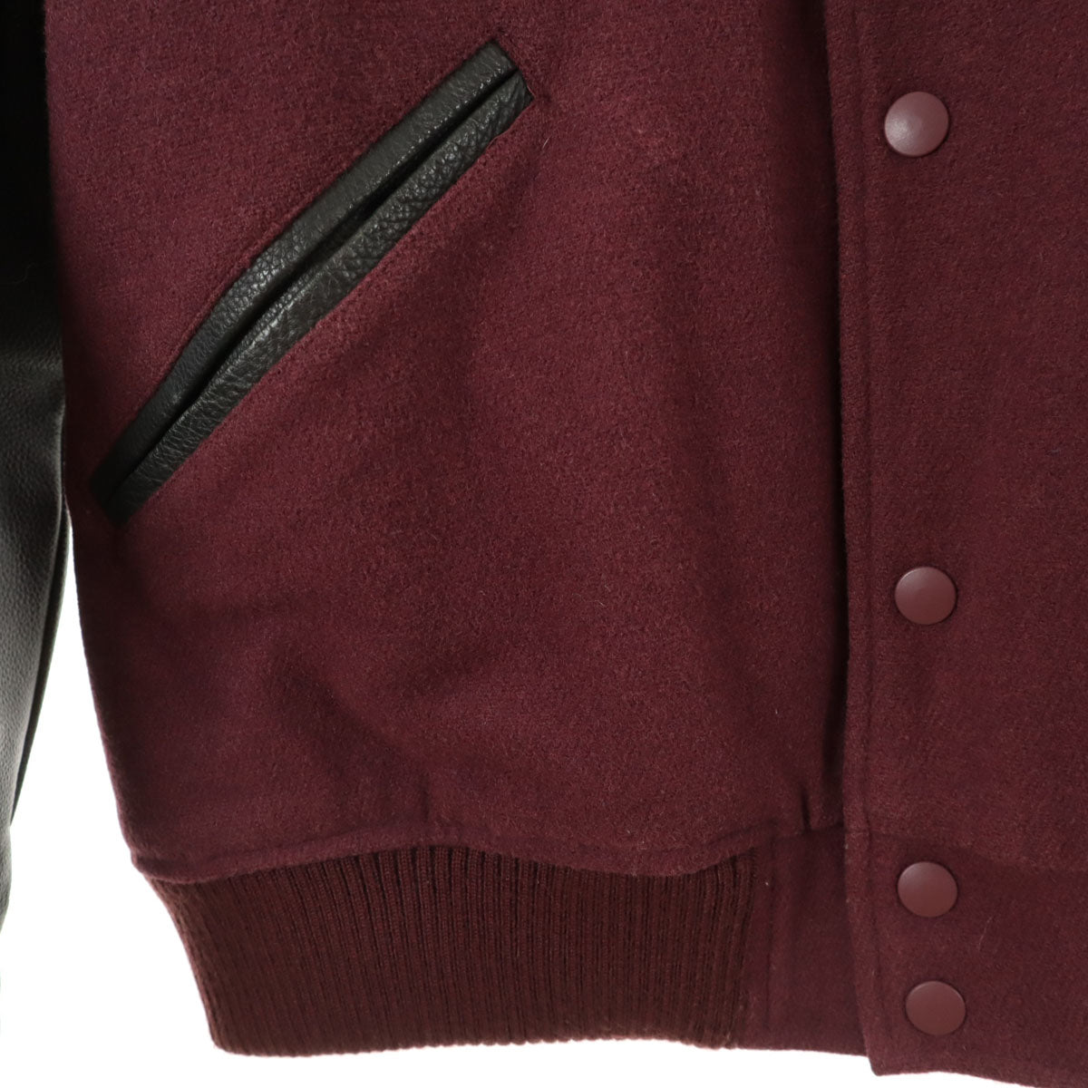 Columbia コロンビア 牛革レザー切替 スタジャン L ボルドー アウトドア 中綿 メンズ