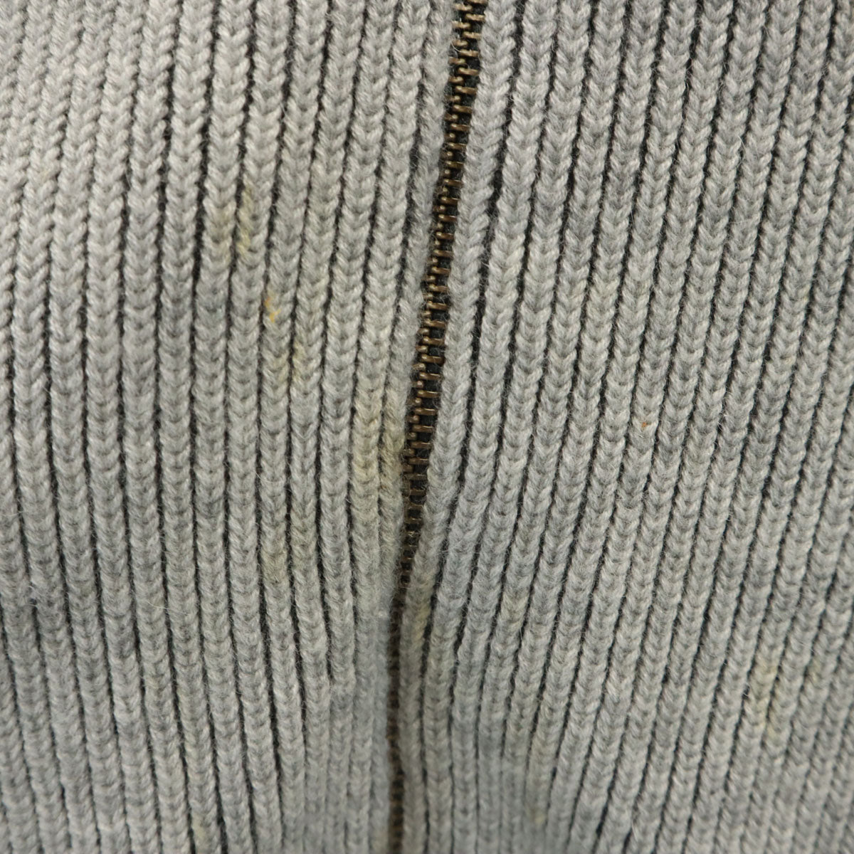 LANVIN SPORT ランバンスポール バックロゴ ニットジャケット 40 グレー メンズ