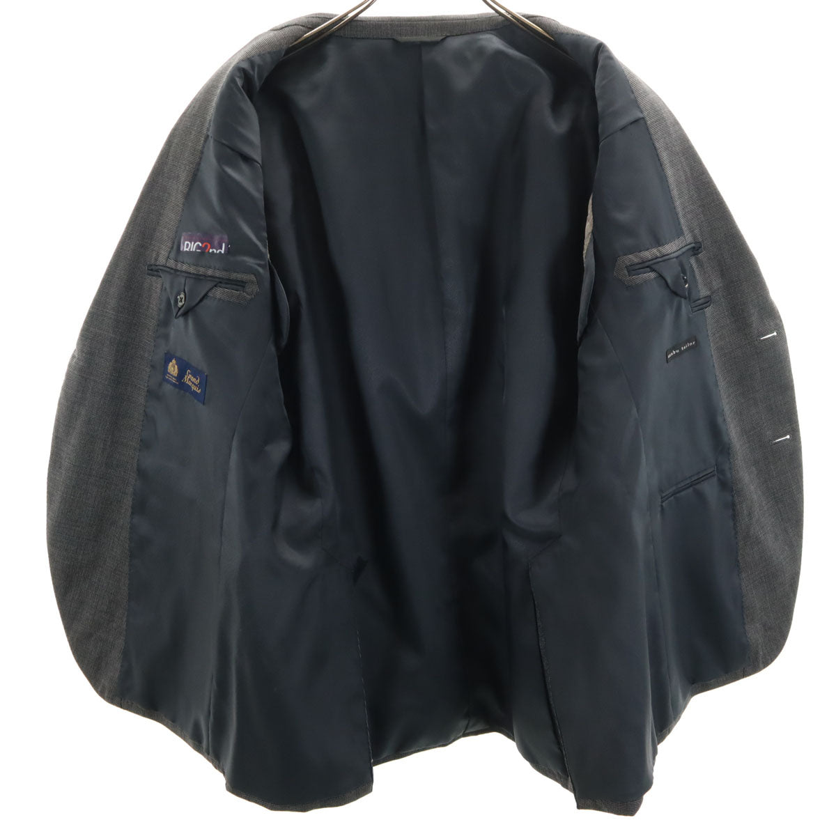 azabu tailor アザブテーラー スーツ 上下 セットアップ 056A/100 グレー 麻布テーラー メンズ