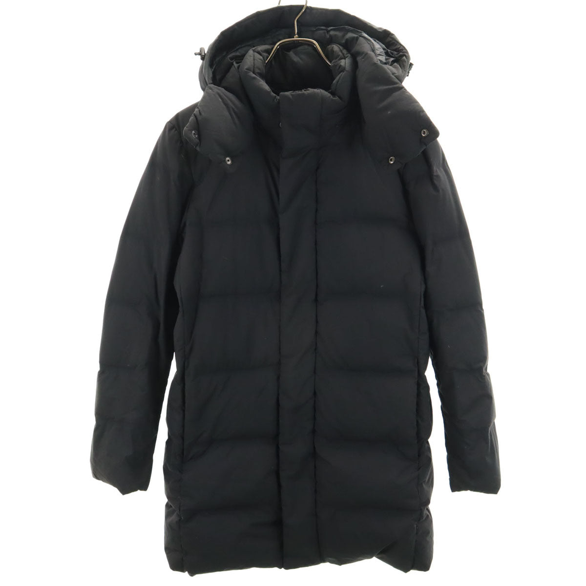 UNIQLO ユニクロ シームレス ダウンパーカー S ブラック メンズ