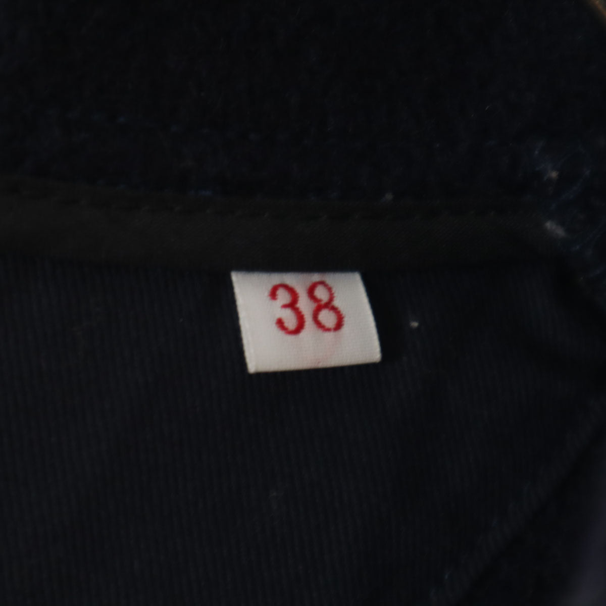 Danton ダントン 日本製 ウールブレンド ジャケット 38 ネイビー くるみボタン メンズ