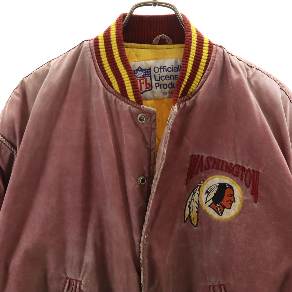 NFL エヌエフエル 90s オールド ブルゾン M バーガンディー系 ワシントン メンズ
