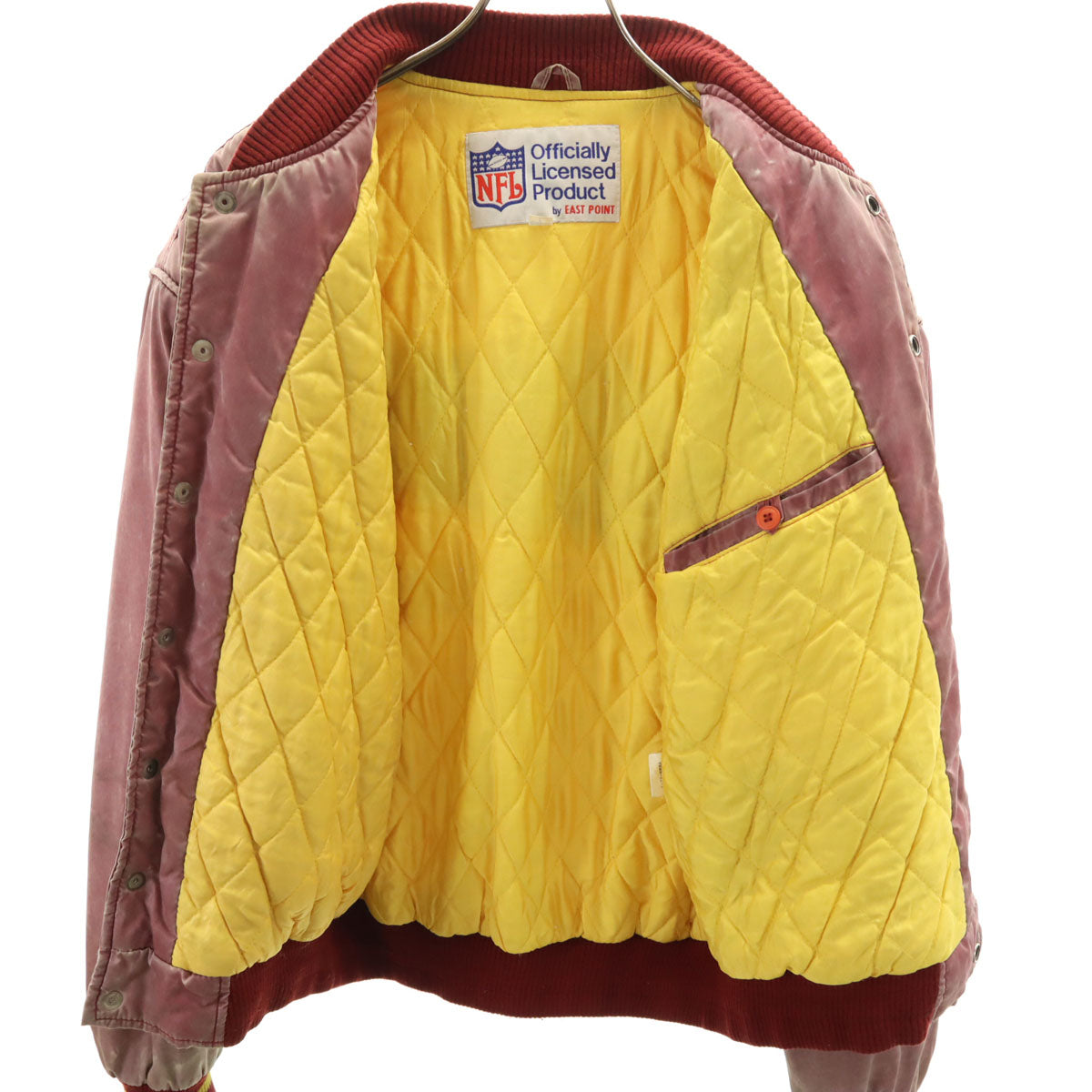 NFL エヌエフエル 90s オールド ブルゾン M バーガンディー系 ワシントン メンズ