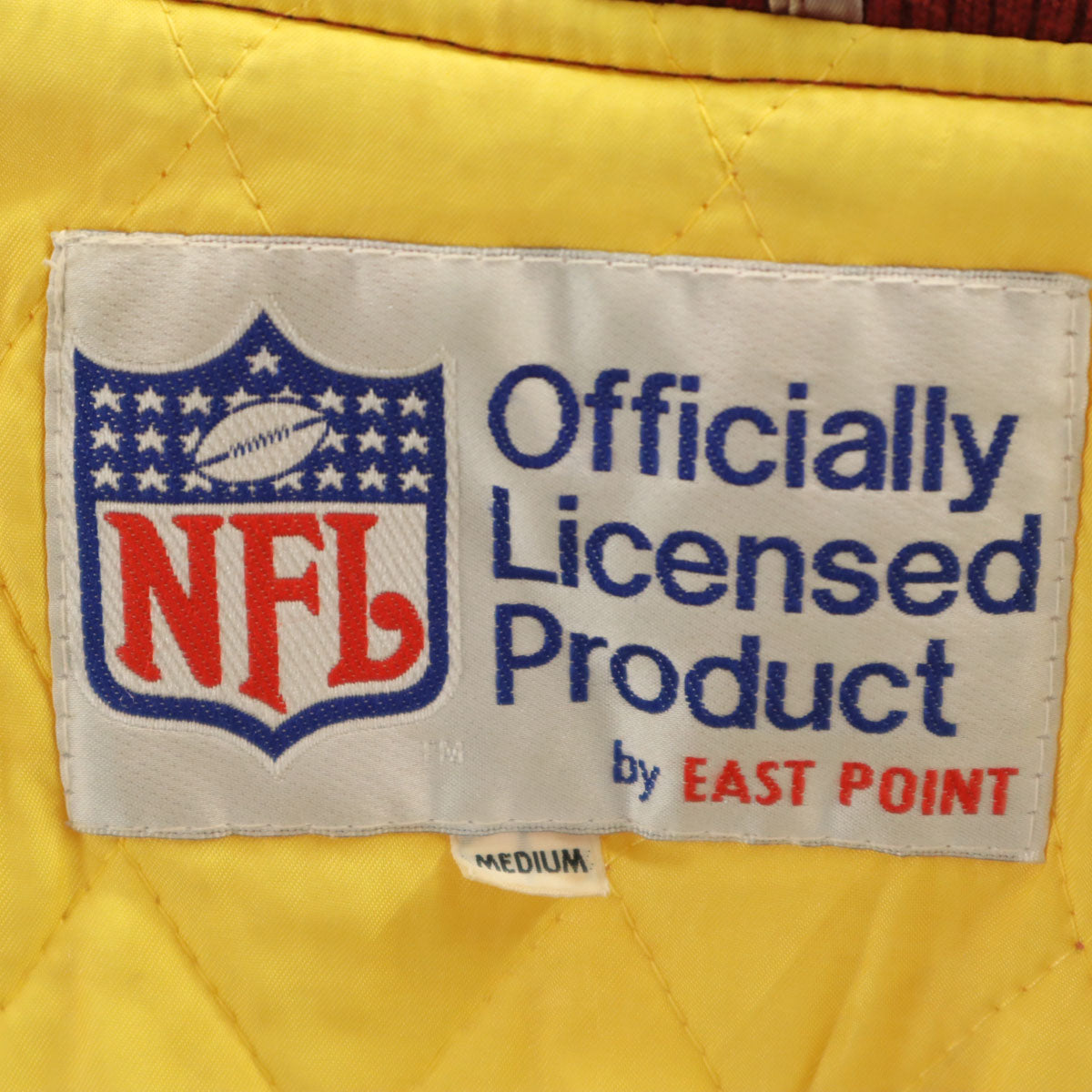 NFL エヌエフエル 90s オールド ブルゾン M バーガンディー系 ワシントン メンズ