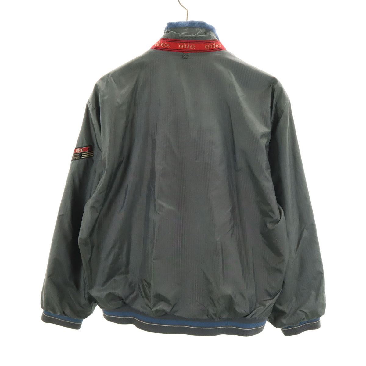adidas アディダス 80s デサント ヴィンテージ ウインドブレーカー L チャコールグレー ジャケット 裏トリコット メンズ