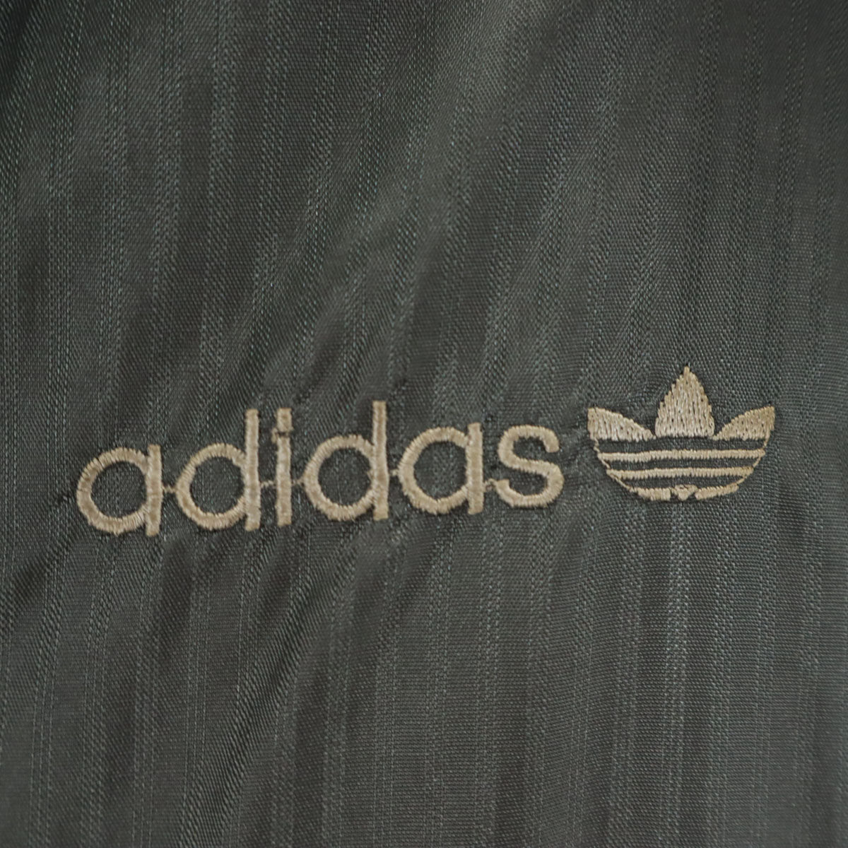 adidas アディダス 80s デサント ヴィンテージ ウインドブレーカー L チャコールグレー ジャケット 裏トリコット メンズ