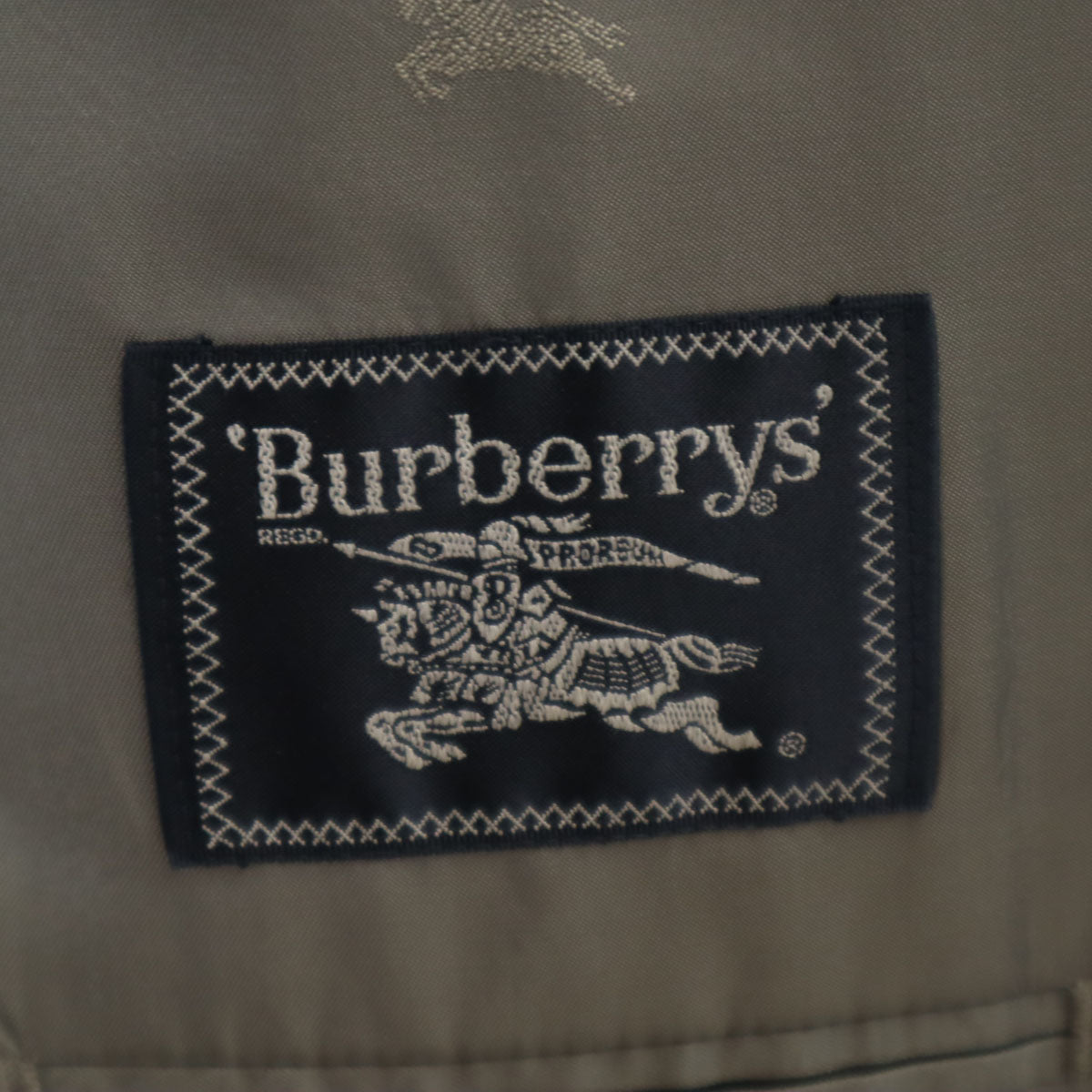 Burberrys バーバリーズ 90s 日本製 オールド ダブル テーラードジャケット A5 チャコールネイビー メンズ