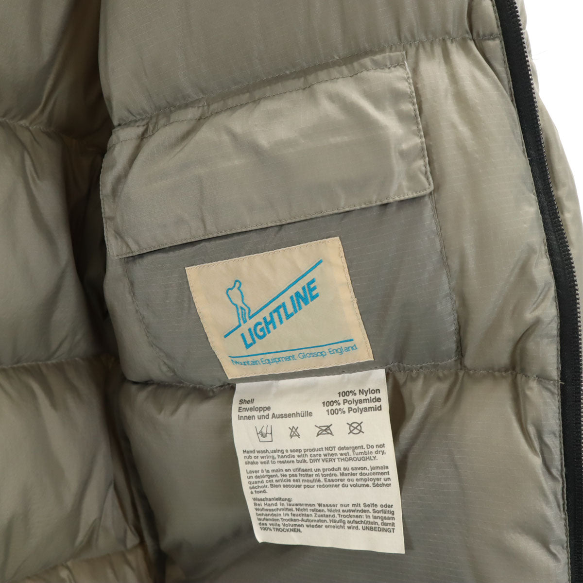 MOUNTAIN EQUIPMENT マウンテンイクィップメント ダウンジャケット M グレー メンズ