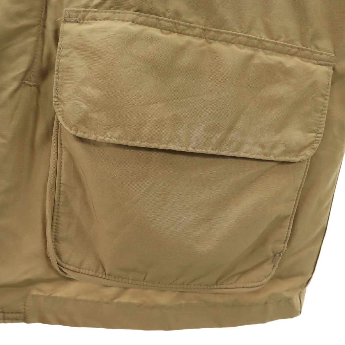 WOOLRICH ウールリッチ 90s USA製 オールド 襟コーデュロイ コート M ベージュ メンズ