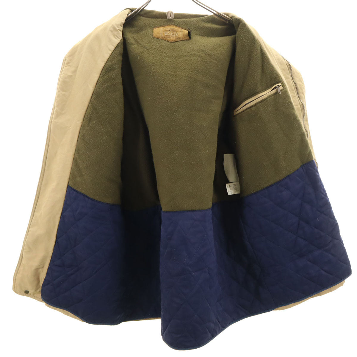 WOOLRICH ウールリッチ 90s USA製 オールド 襟コーデュロイ コート M ベージュ メンズ