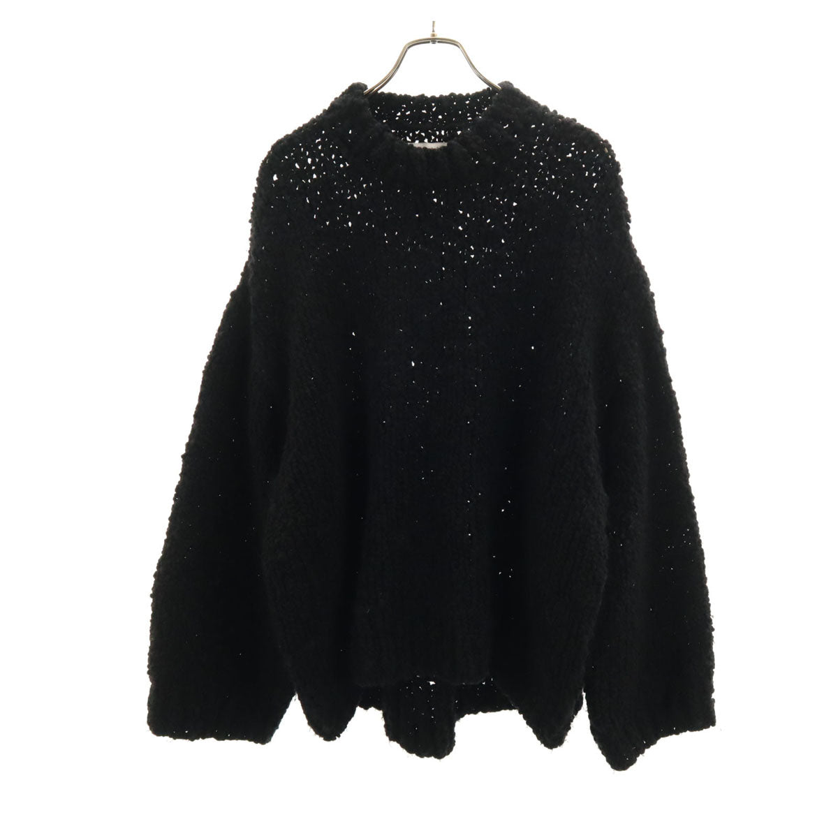 MAISON SPECIAL メゾンスペシャル 長袖 ローゲージ セーター 2 ブラック ニット レディース