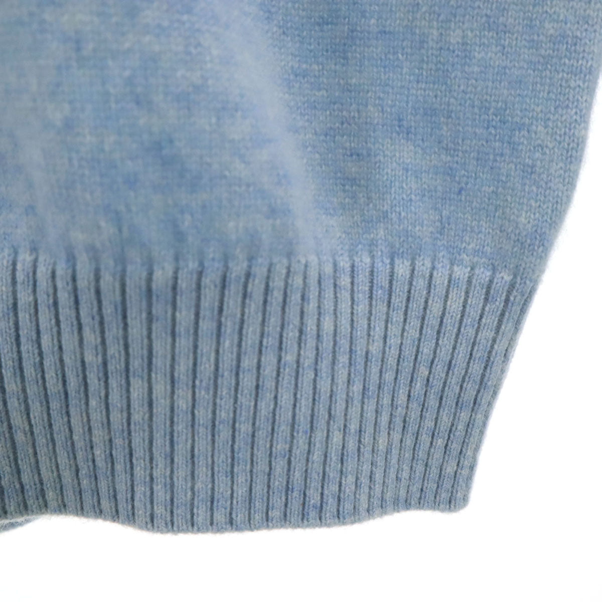 mila schon ミラショーン 日本製 カシミヤ100% ニットジャケット 46 ブルー系 メンズ