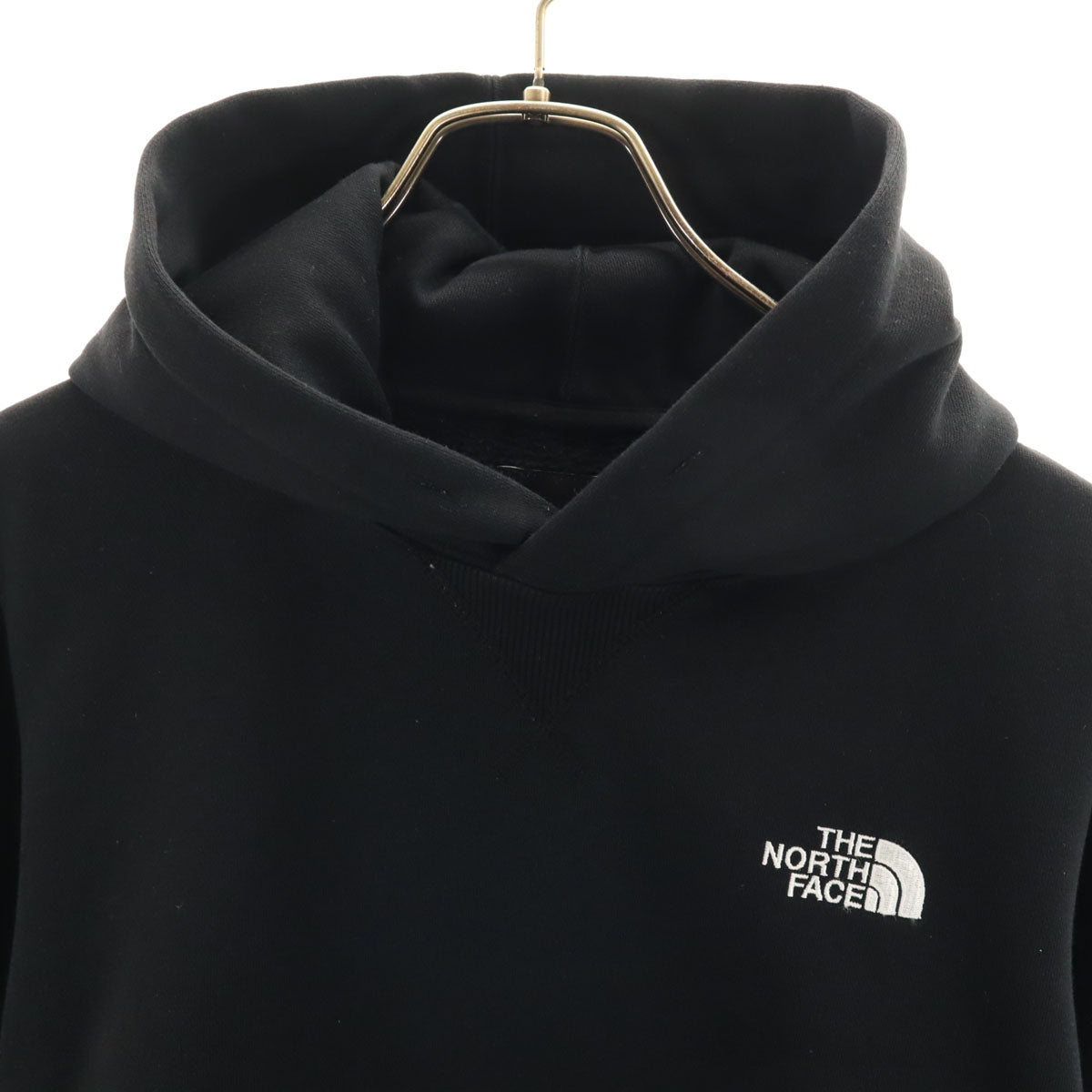 THE NORTH FACE ノースフェイス スクエアロゴ 長袖 スウェットパーカー S ブラック NT61835 アウトドア メンズ