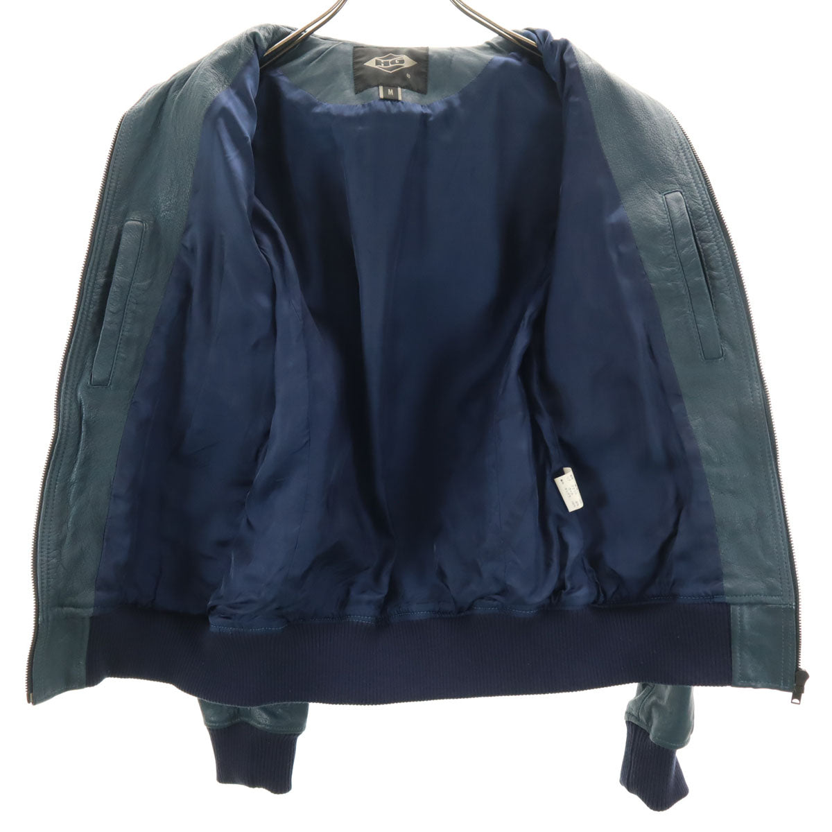 HG エイチジー レザージャケット M ネイビー ヒステリックグラマー メンズ