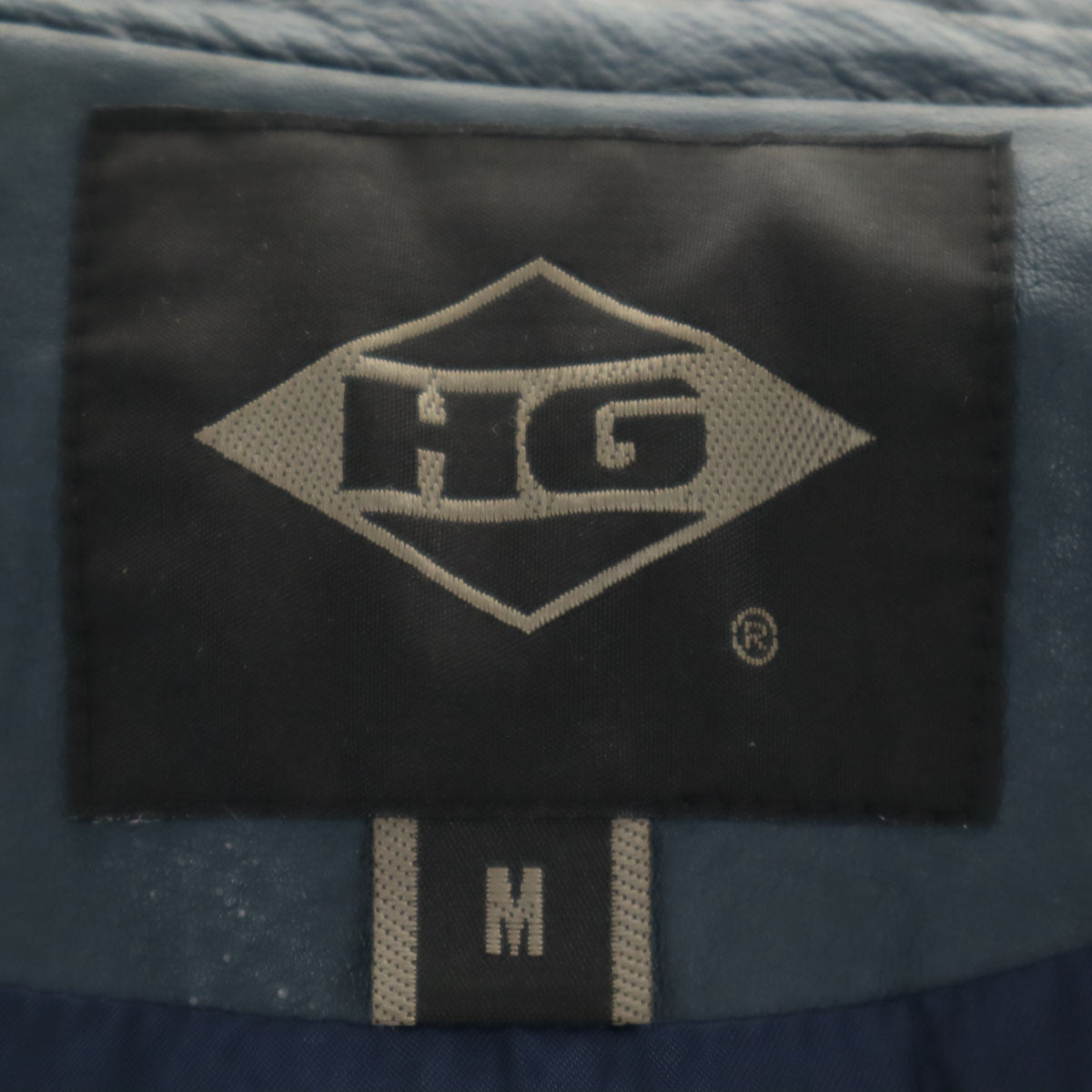HG エイチジー レザージャケット M ネイビー ヒステリックグラマー メンズ